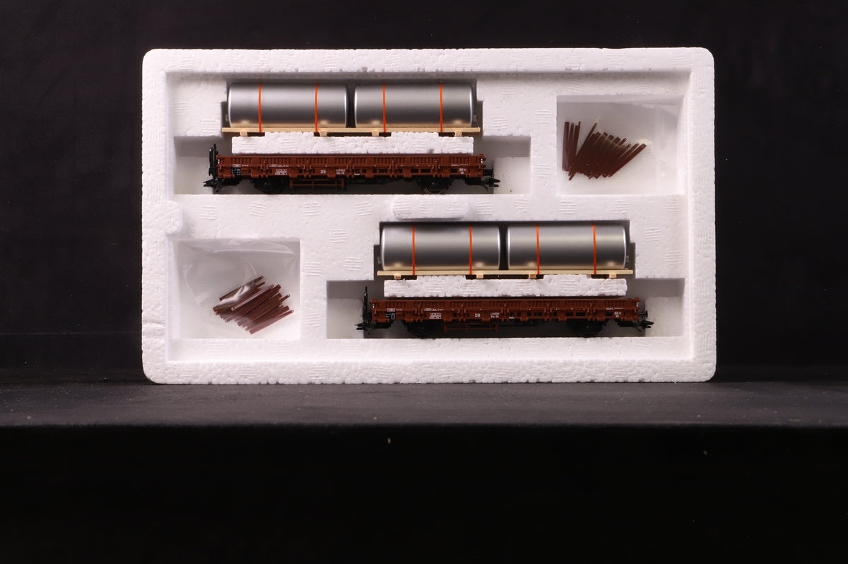 Märklin HO 46925 DB Bauxite/Silver Rungenwagen Set