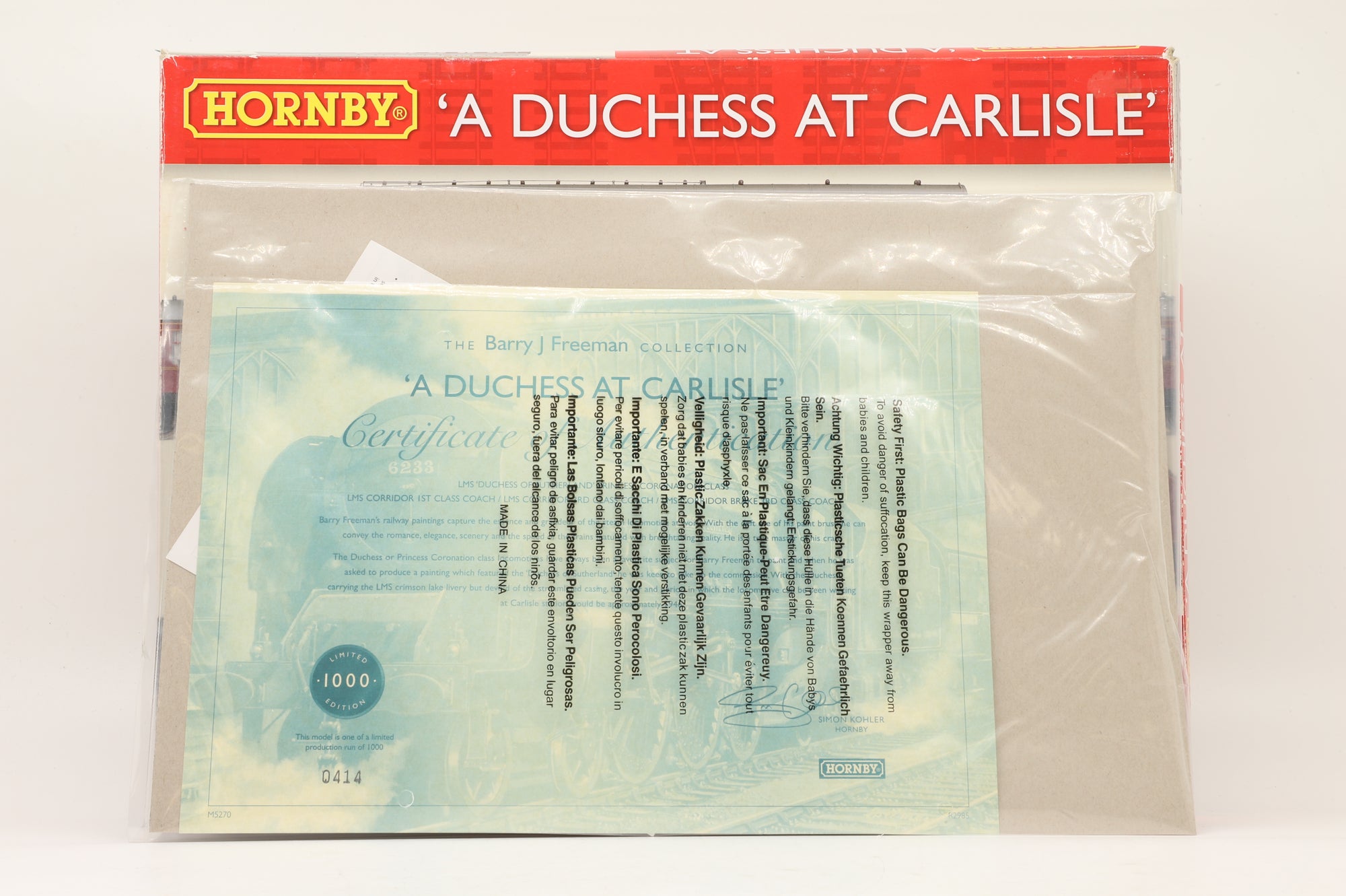 Hornby OO R2985 'A Duchess at Carlisle' Train Pack, Limited Edition 414/1000
