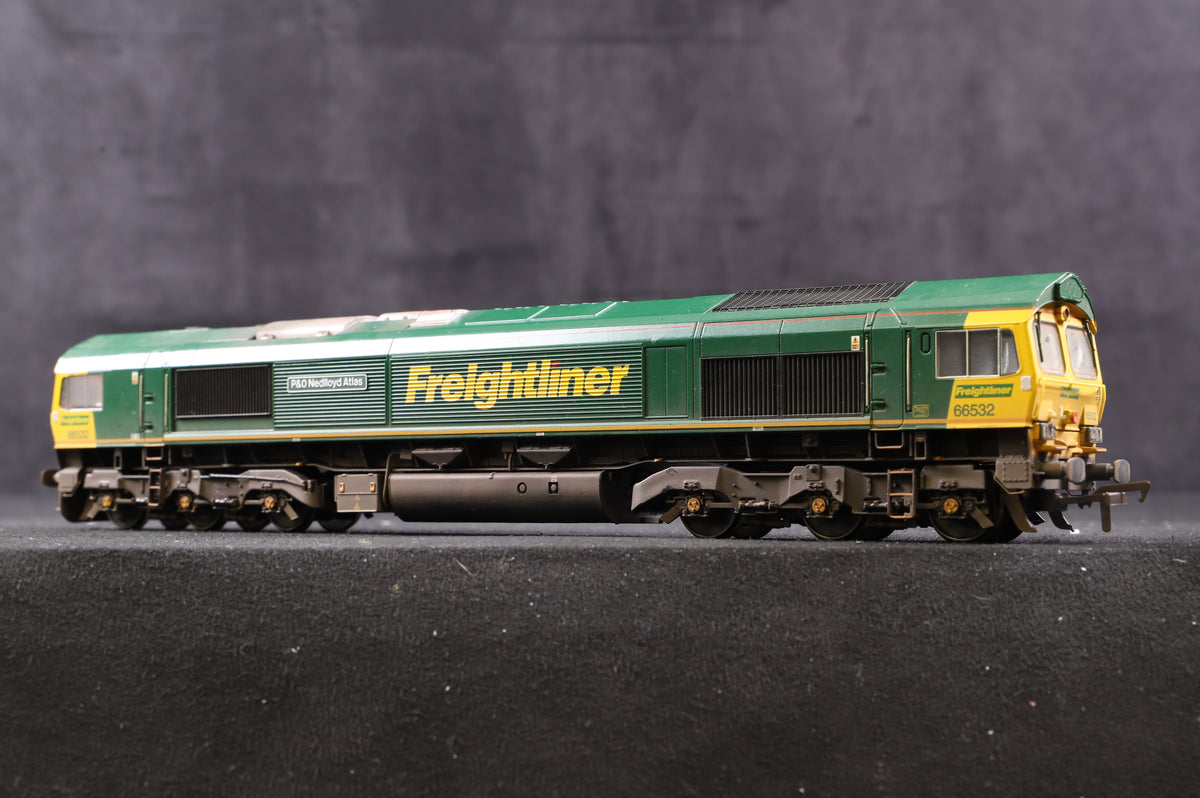 Bachmann OO 32-732 Class 66 &#39;66532&#39; &#39;P&amp;O Nedlloyd Atlas&#39; Freightliner