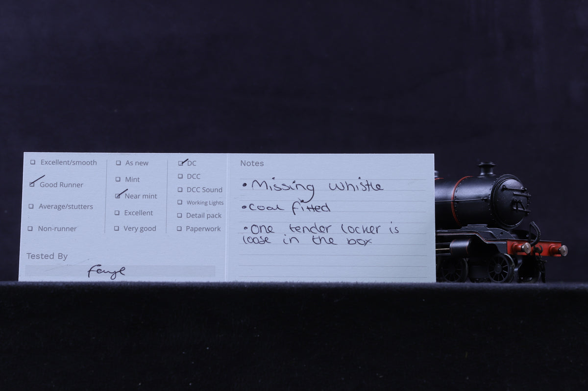 Falcon Brass OO Kit Built Class H1 32424 in BR Lined Black w/ Early Crests