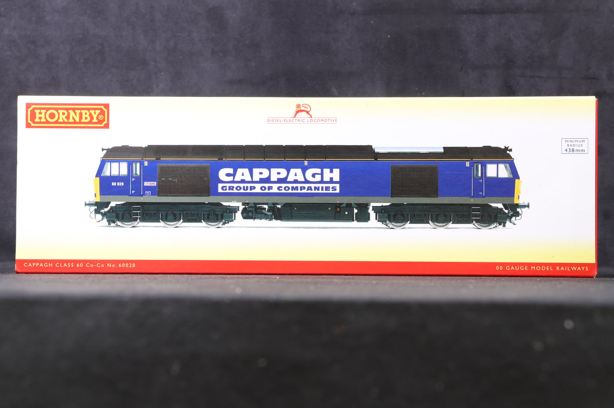 Hornby OO R30027 Class 60 &#39;60028&#39; Co-Co Diesel Electric &#39;Helvellyn&#39; Cappagh, DCC Fitted