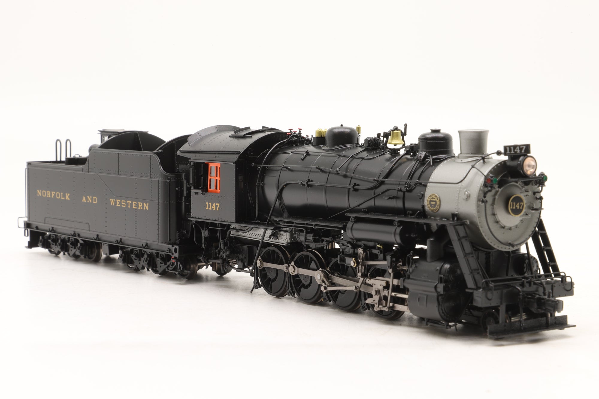 Precision Scale Models HO Brass 17728-1 Norfolk & Western 4-8-0 M-2 Class '1147' Factory Painted