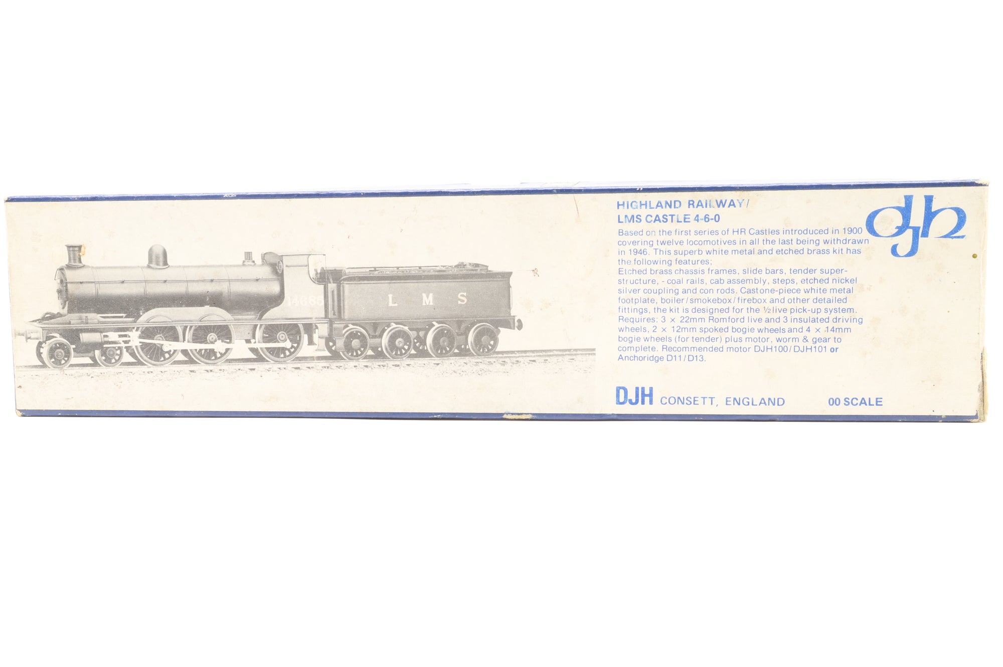 DJH PP K37 Castle Class Highland Railway '14678' Kit Built