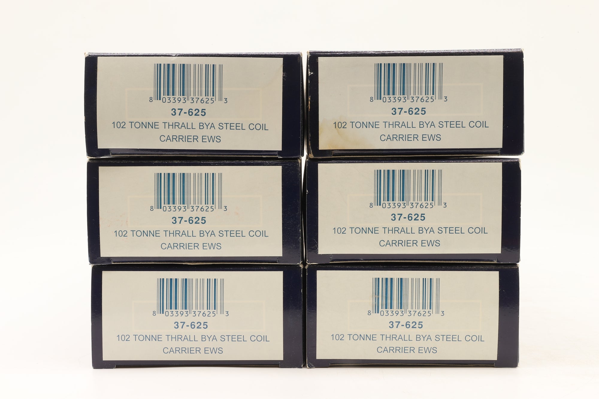 Bachmann OO 37-625 x6 Rake of 6 EWS 102T BYA Steel Coil Carriers