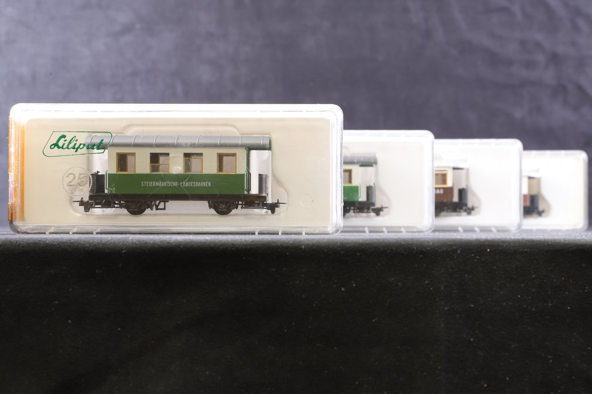 Lilliput HOe Rake Of 4 StLB Coaches