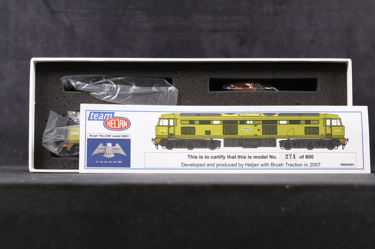 Heljan OO 53001 Class 53 &#39;Falcon&#39; Lime Green Ltd Ed 274/ 800