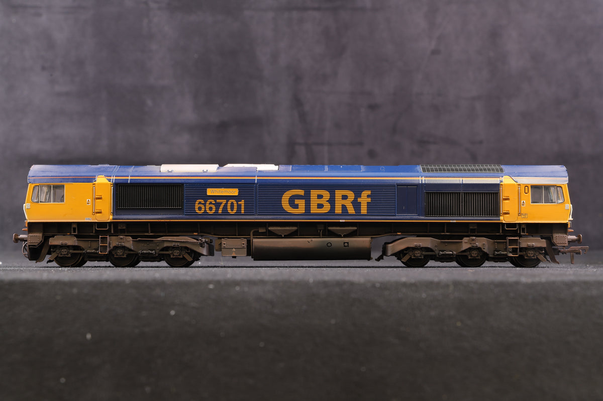 Bachmann OO 32-727 Class 66 &#39;66701&#39; Diesel GBRf Weathered