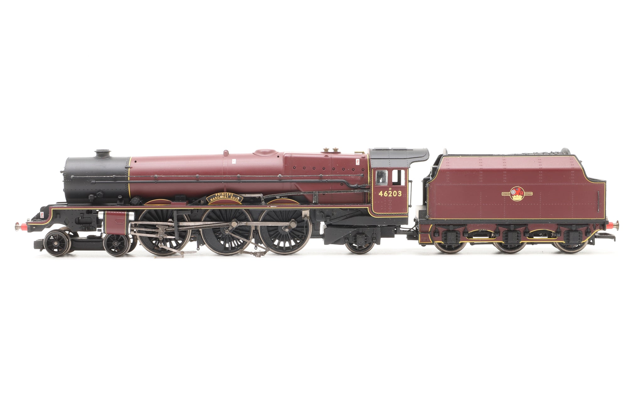 WORKSHOP Hornby OO Princess Royal Class 46203 'Princess Margaret Rose' in Lined BR Maroon w/ Late Crests - NON-RUNNER