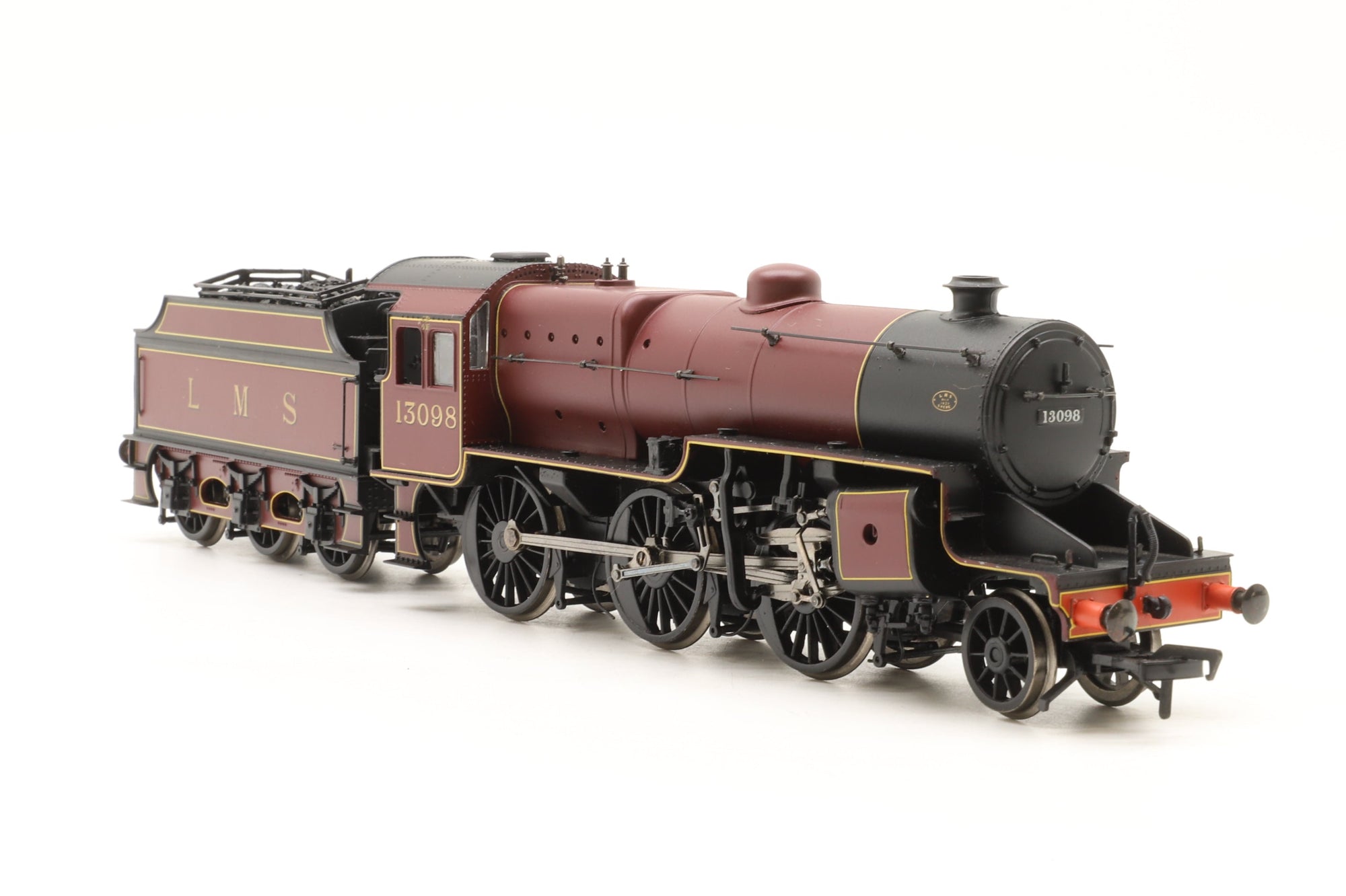 Bachmann OO 32-175 2-6-0 Crab No. 13098 LMS Crimson without Coal Rail
