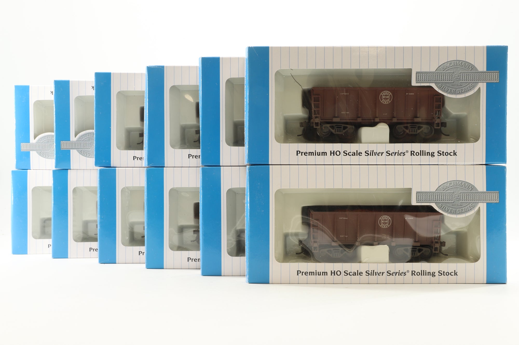 Bachmann HO 18644 Duluth Missabe & Iron Range Cars Weathered 12 Pack