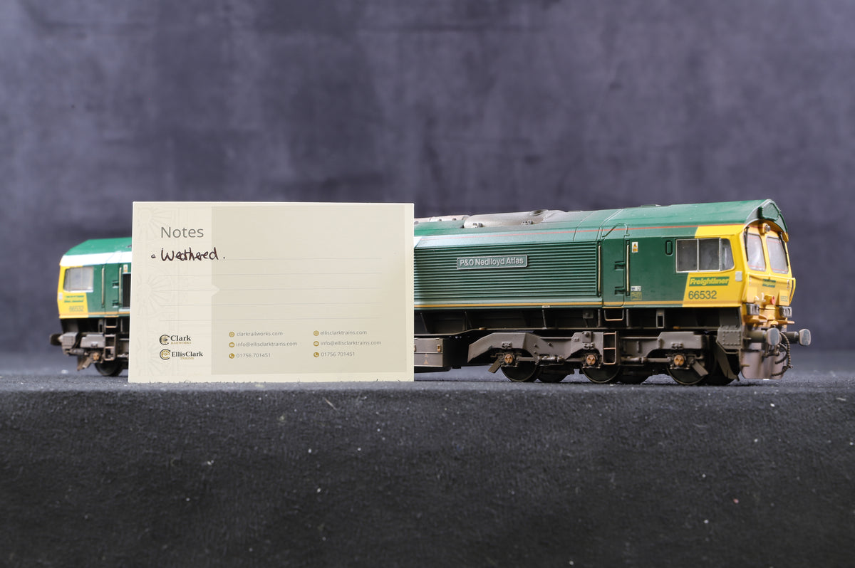 Bachmann OO 32-732 Class 66 &#39;66532&#39; &#39;P&amp;O Nedlloyd Atlas&#39; Freightliner