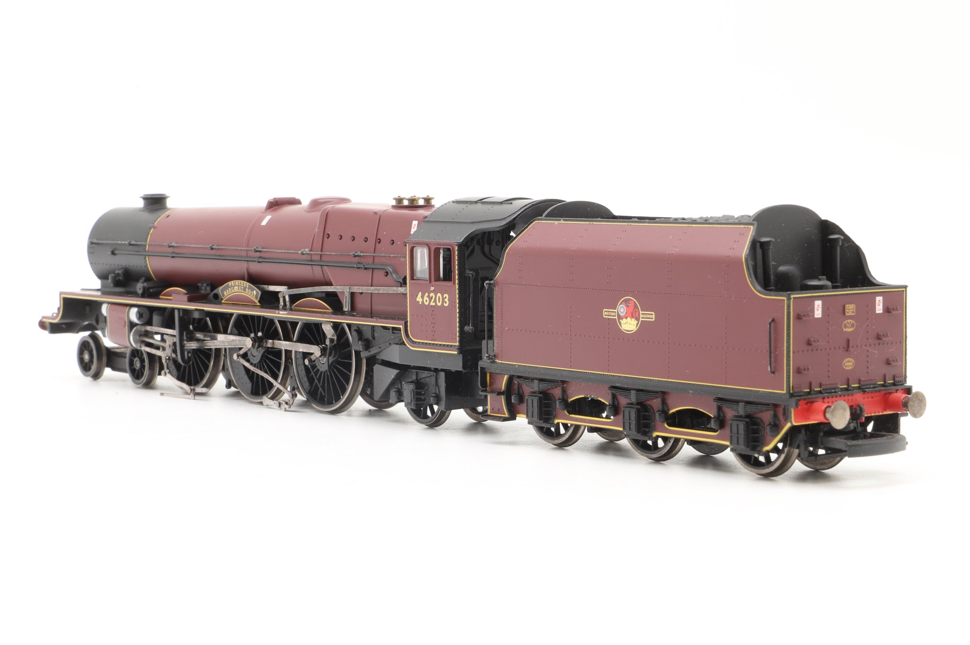 WORKSHOP Hornby OO Princess Royal Class 46203 'Princess Margaret Rose' in Lined BR Maroon w/ Late Crests - NON-RUNNER