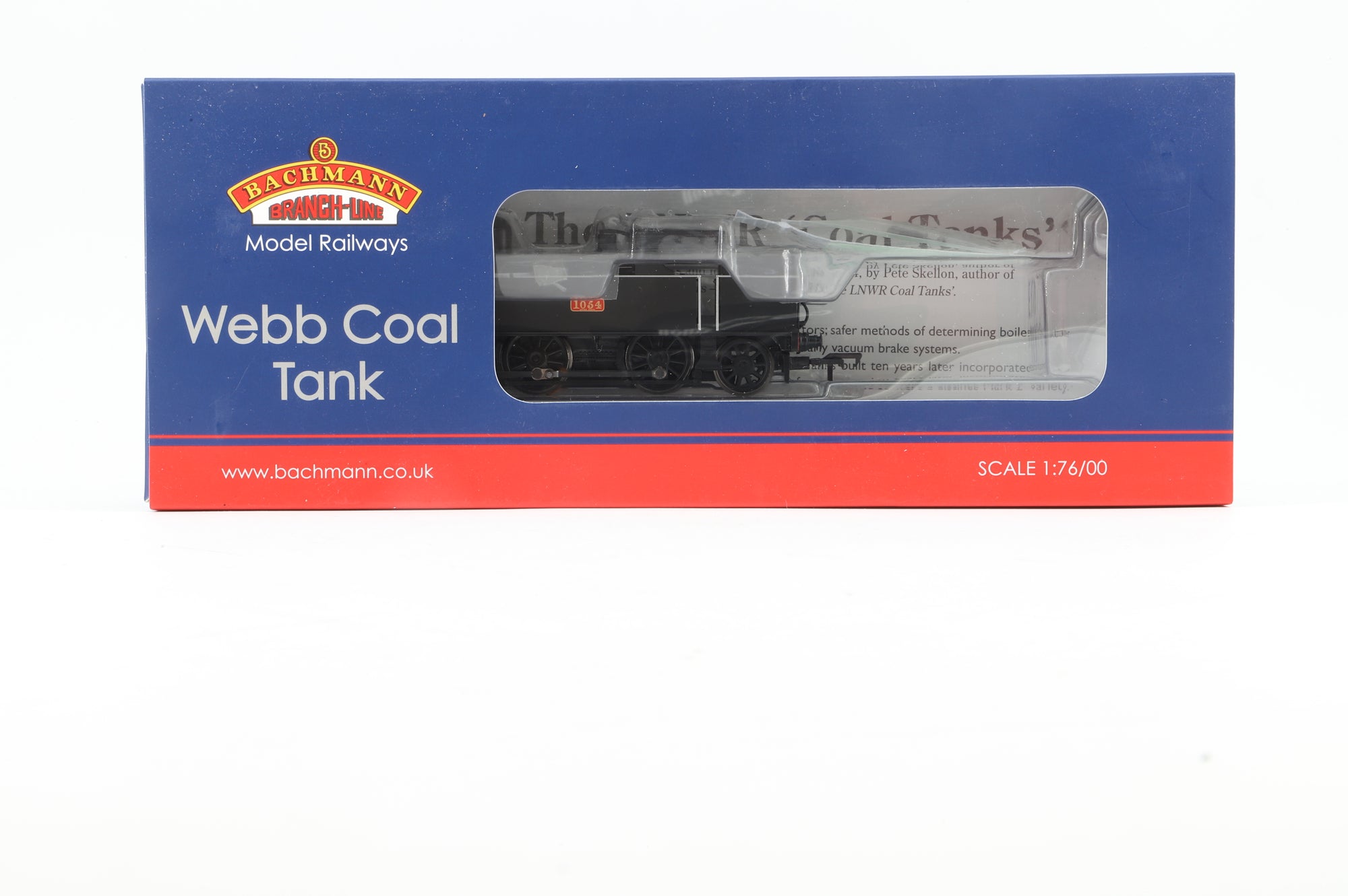 Bachmann OO 35-050 LNWR Webb Coal Tank LNWR Plain Black '1054'