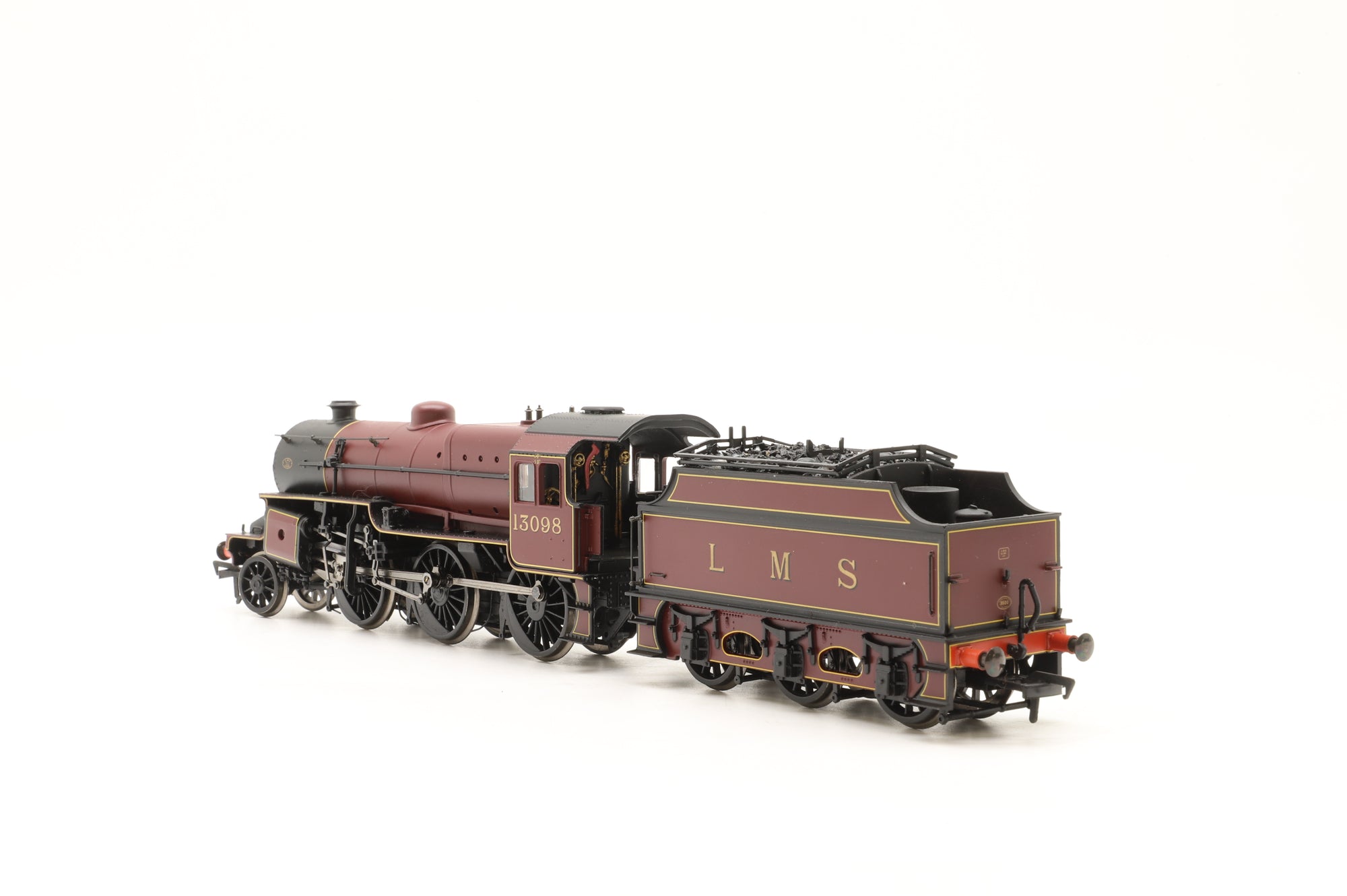 Bachmann OO 32-175 2-6-0 Crab No. 13098 LMS Crimson without Coal Rail