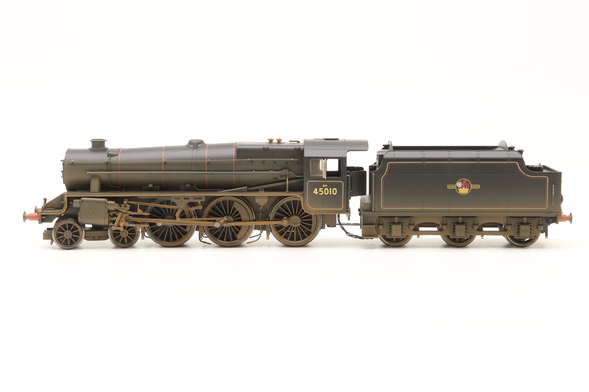 Hornby OO R2995XS BR Black 5 '45010' BR Lined Black L/C DCC Sound