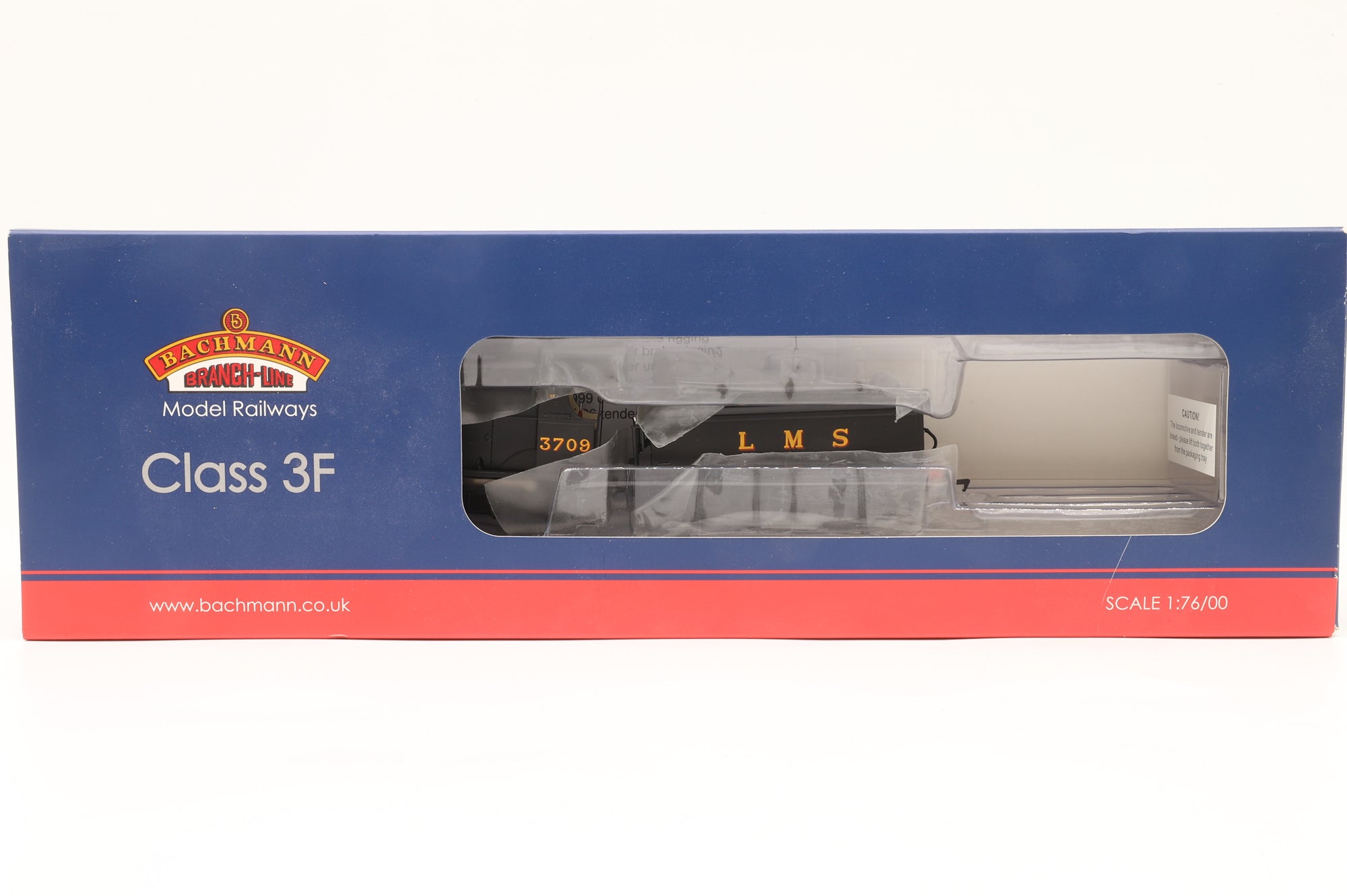 Bachmann OO 31-627A Class 3F '3709' LMS Black, DCC Fitted