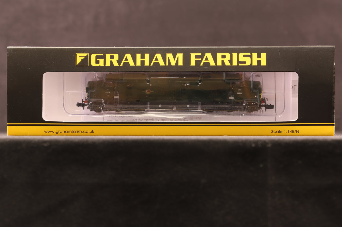 Graham Farish N 371-457 Class 37/0 Diesel &#39;D6714&#39; BR Green