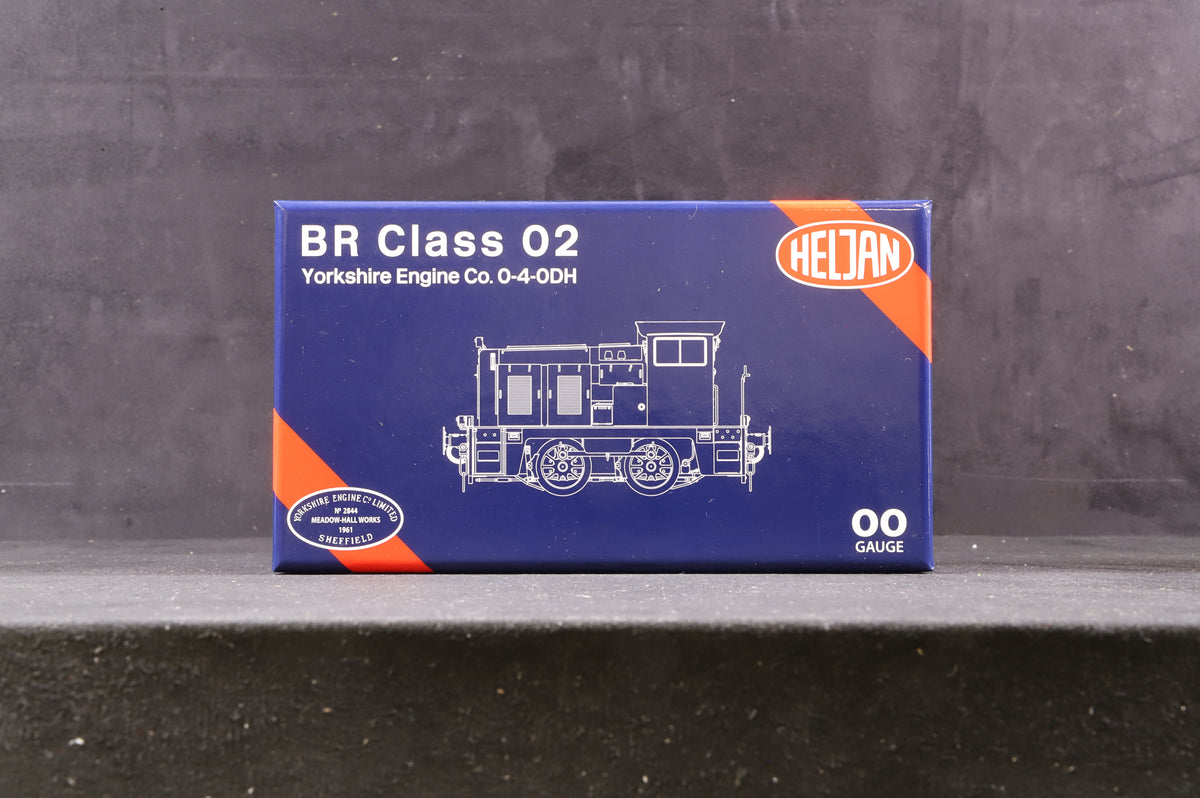 Heljan OO 2847 Class 02 Idustrial Yellow Wasp Stripes