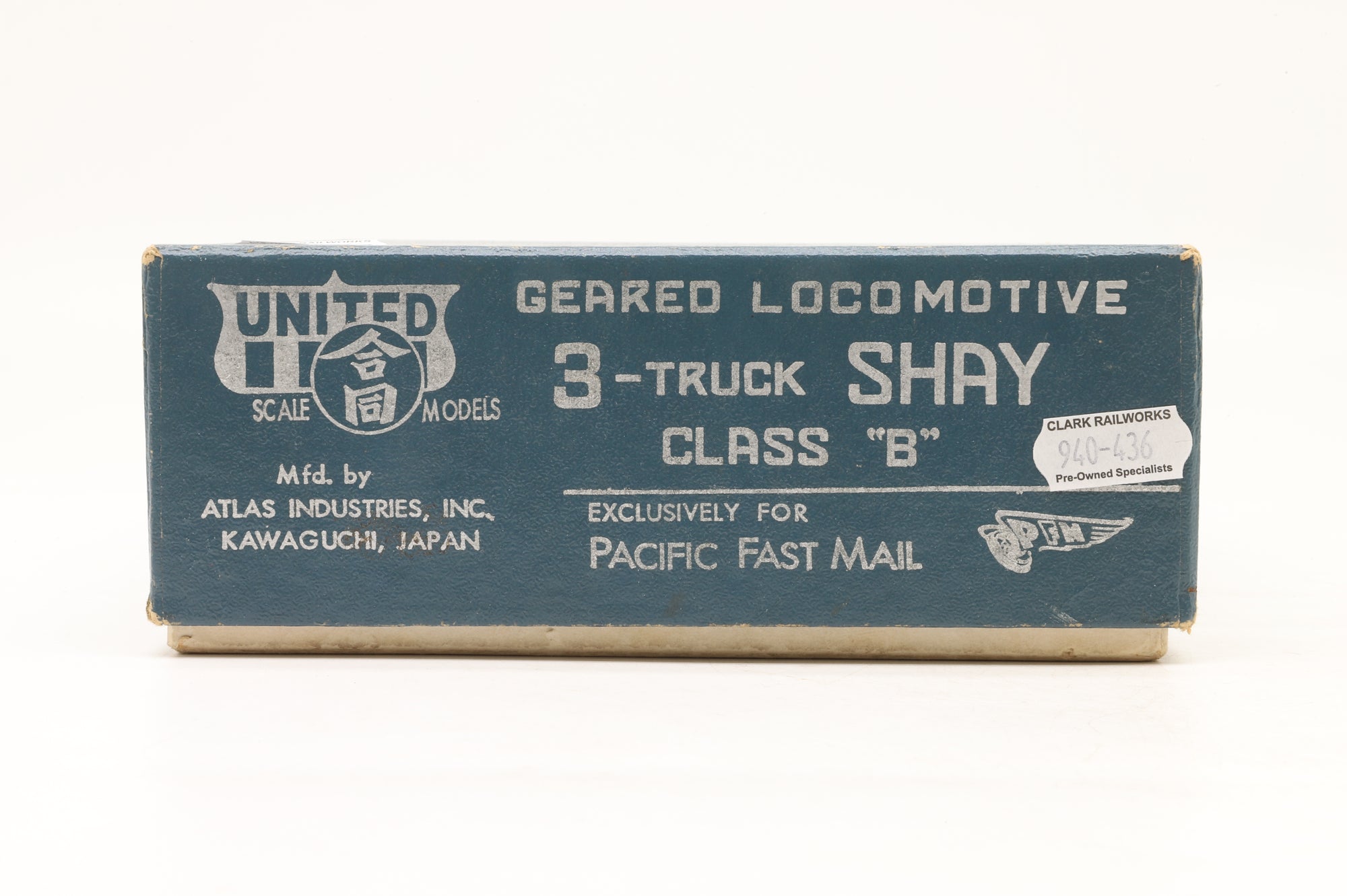 United Scale Models HO Brass 3 Truck Shay Class B '4' Custom Painted