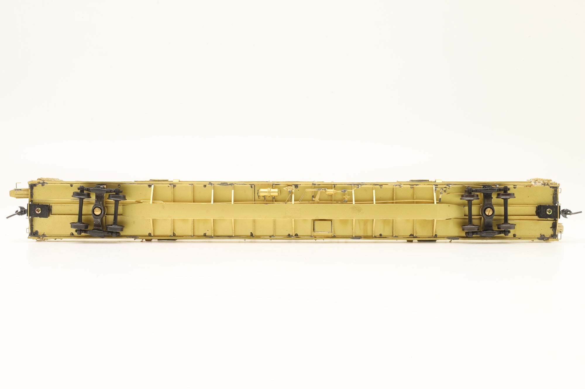Overland Models/Ajin HO OMI-3125 Bi-Level Open Auto Rack, Whitehead-Kales Stack-Pak, Unpainted Brass