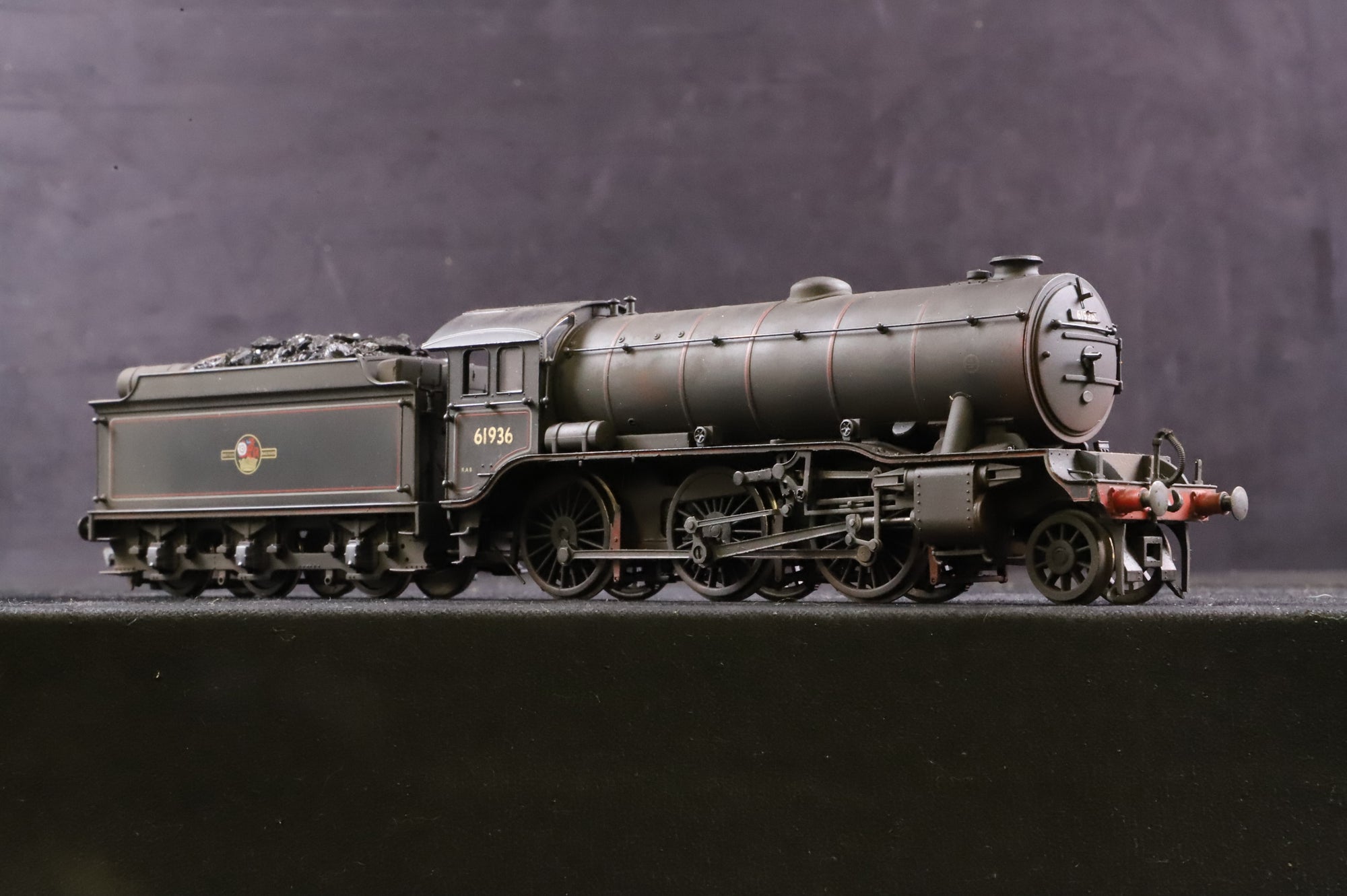 Bachmann OO 32-277 K3 Class '61936' BR Black L/C Weathered & Renumbered
