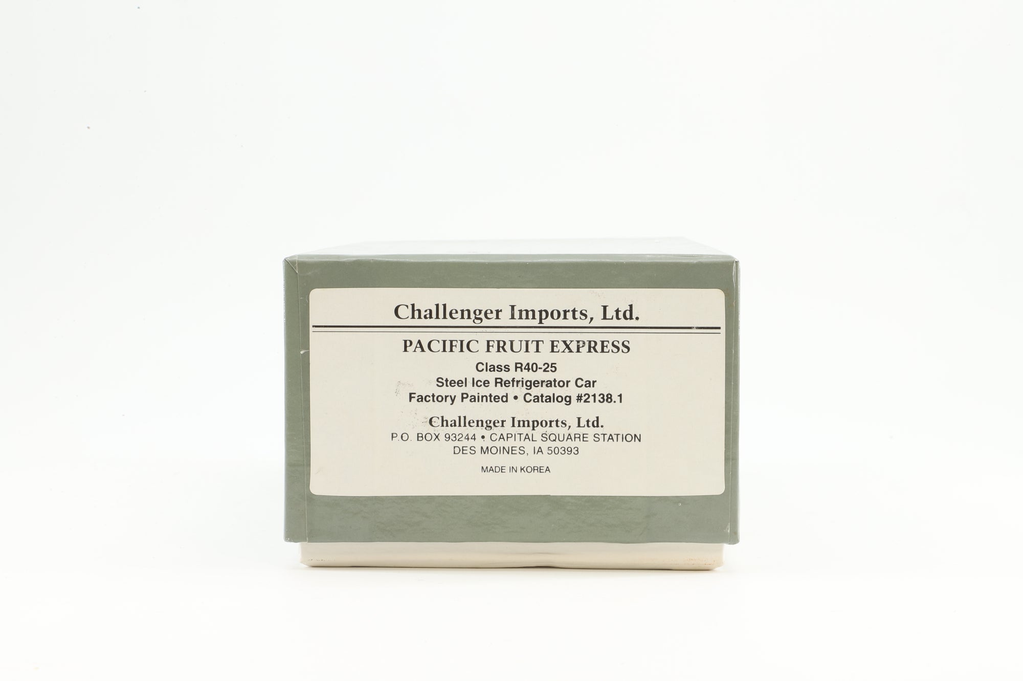 Challenger Imports HO Brass 2138.1 PFE Ice Reefer Class R40-25 '2084'