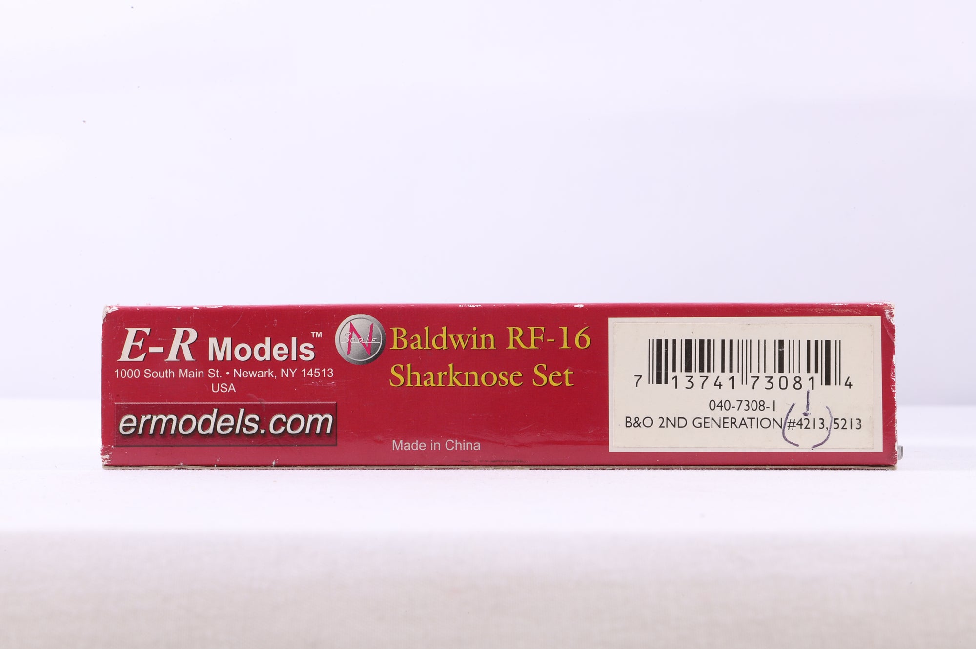 WORKSHOP E-R Models N 040-7308-1 B&O 2nd Generation Baldwin RF-16 Sharknose Set