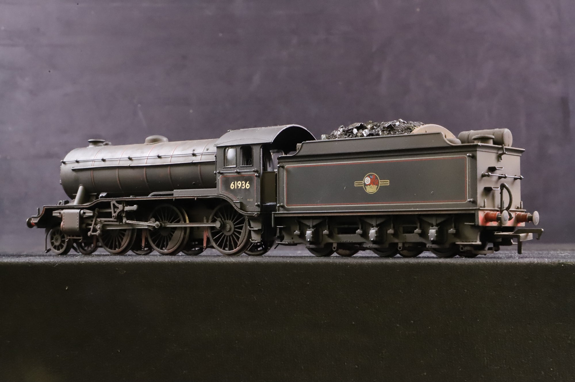Bachmann OO 32-277 K3 Class '61936' BR Black L/C Weathered & Renumbered