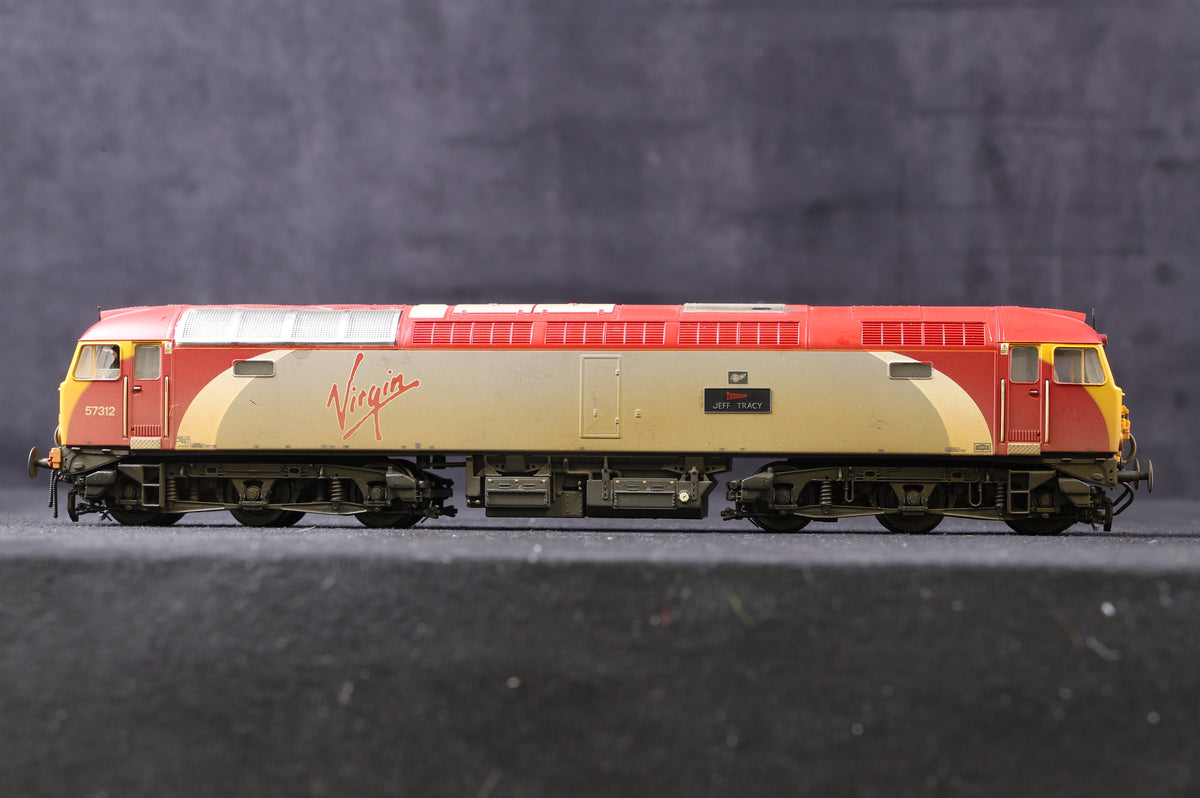 Bachmann OO 32-762DS Class 57/3 &#39;57312&#39; &#39;Jeff Tracy&#39; Virgin, Weathered, DCC