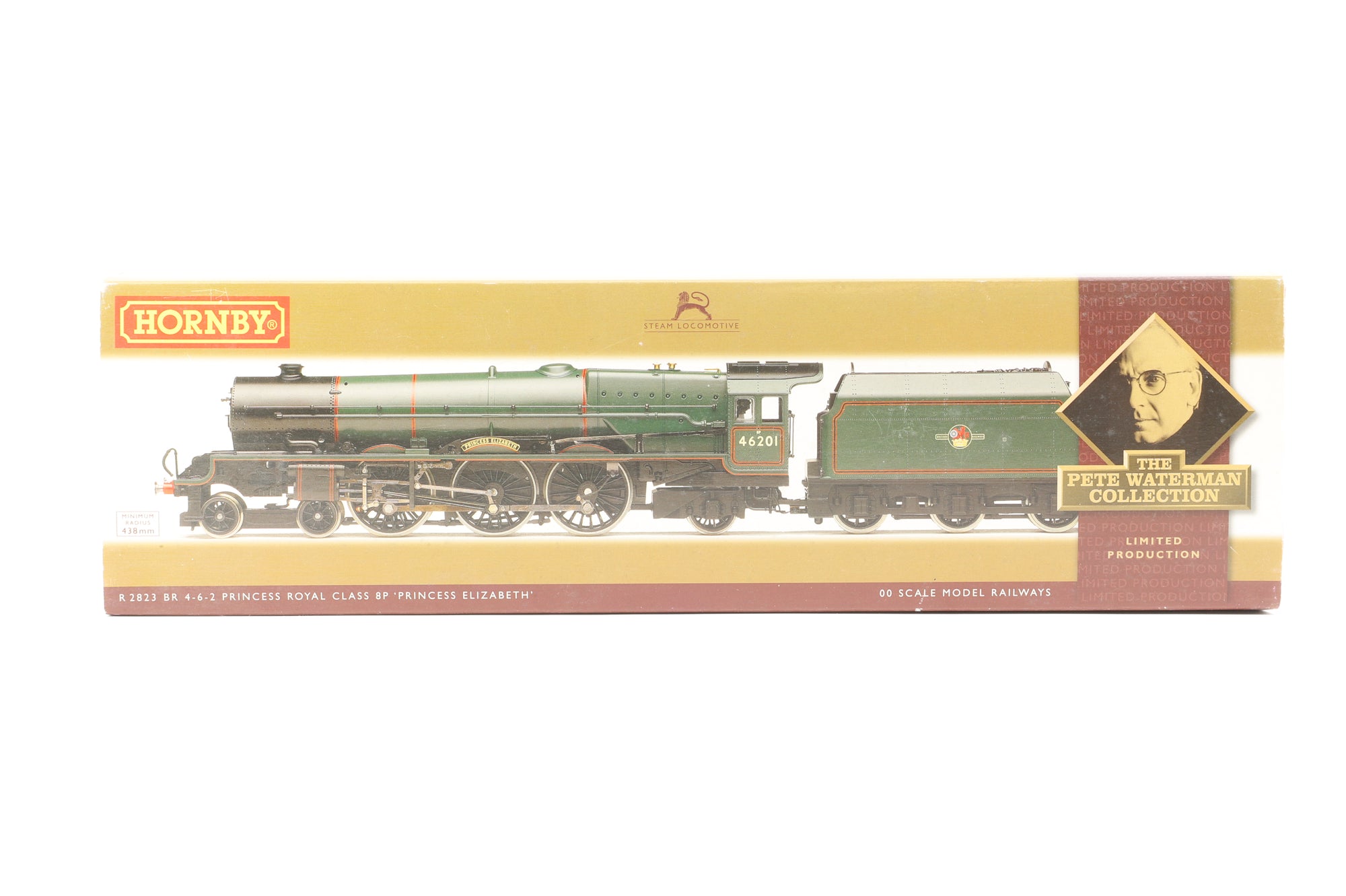 Hornby OO R2823 Princess Royal Class '46201' 'Princess Elizabeth' BR Lined Green L/C