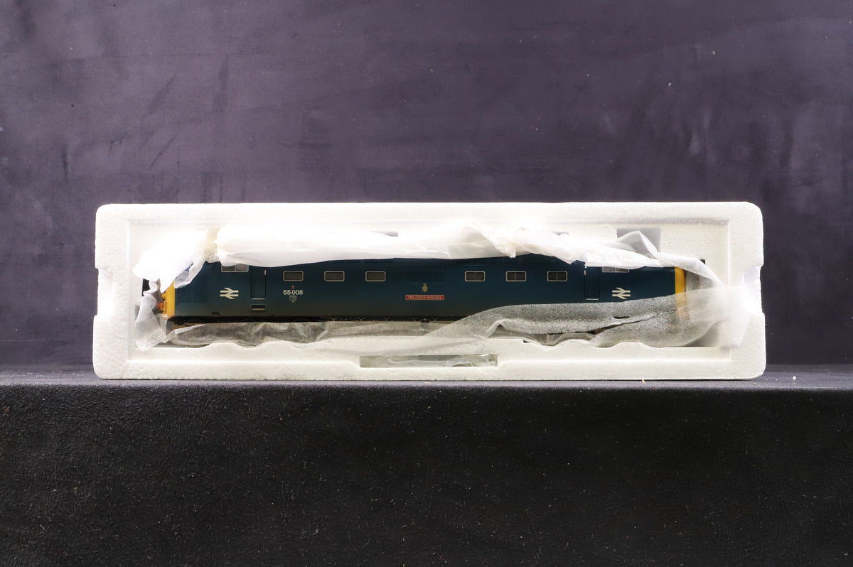 Bachmann OO 32-525S Class 55 &#39;55008&#39; &#39;The Green Howards&#39; BR Blue Weathered Excl. The Deltic Preservation Society