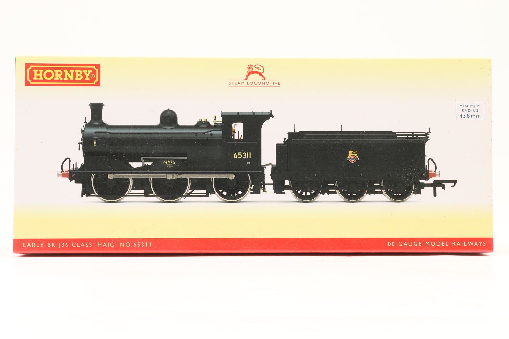 Hornby OO R3622 Class J36 65311 'Haig' in BR Black w/ Early Crests