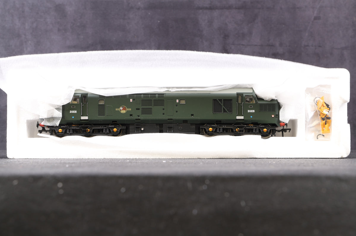 Bachmann OO 32-778 Class 37/0 Diesel BR Green Centre Headcode &#39;D6826&#39;