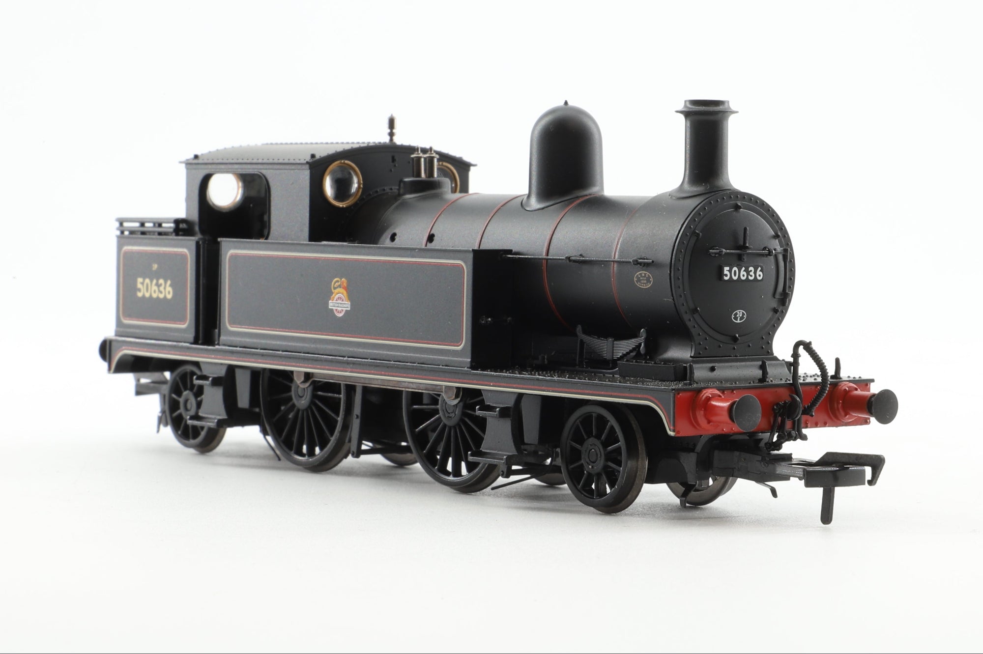 Bachmann OO 31-166 L&YR 2-4-2 Tank 50636 in Lined BR Black w/ Early Crests