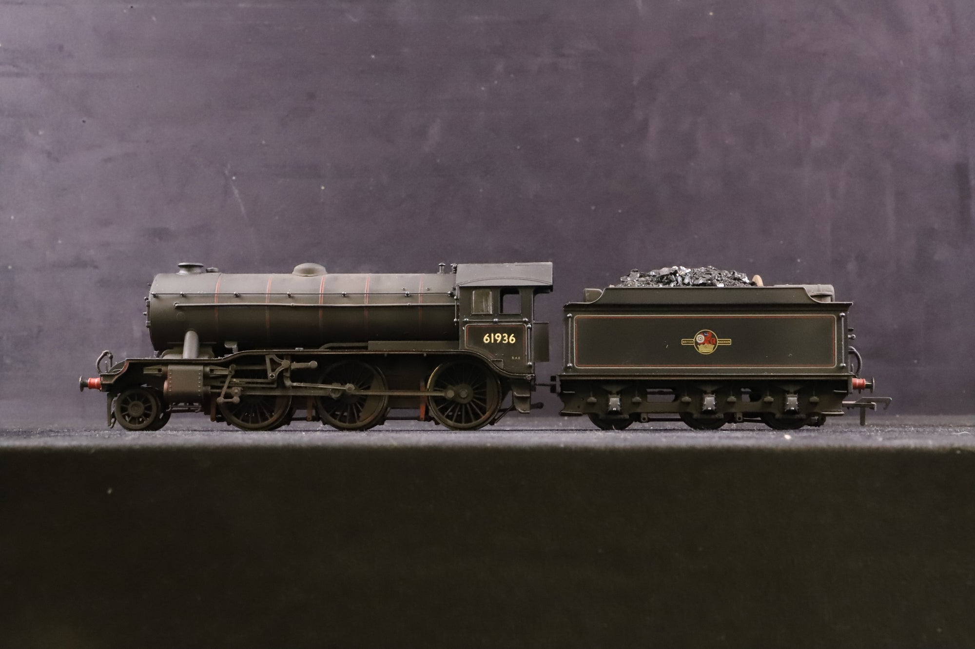 Bachmann OO 32-277 K3 Class '61936' BR Black L/C Weathered & Renumbered