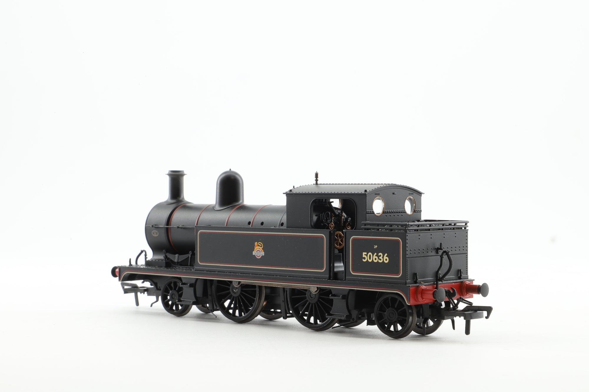 Bachmann OO 31-166 L&YR 2-4-2 Tank 50636 in Lined BR Black w/ Early Crests