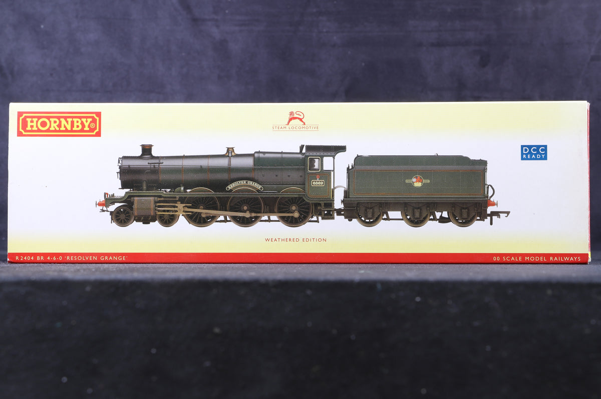 Hornby OO R2404 6800 Grange Class &#39;6869&#39; BR Lined Green L/C, Weathered