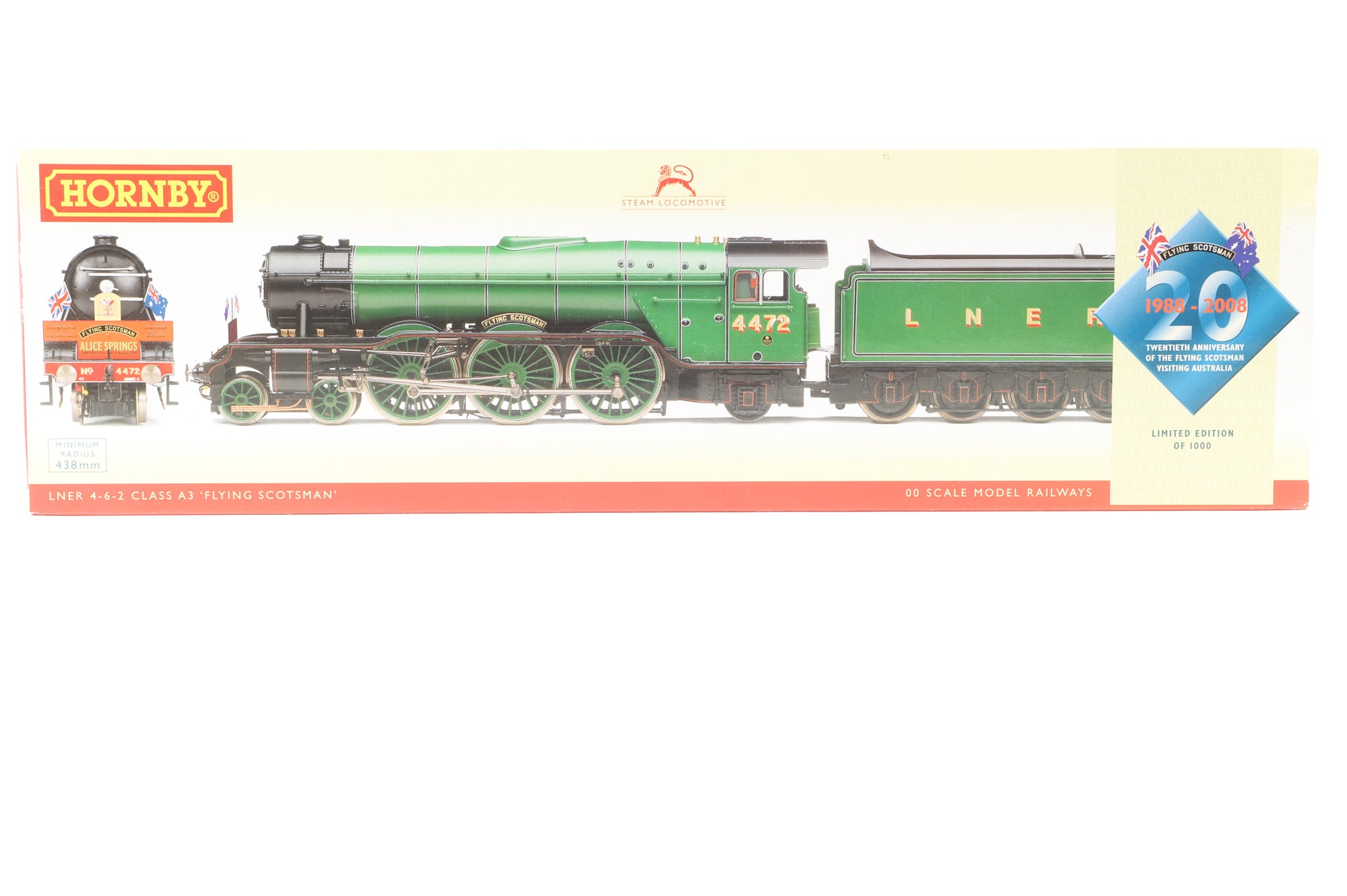 Hornby OO R2687 Class A3 'Flying Scotsman' '4472' LNER Green - 1988 Australian Bi-Centennial