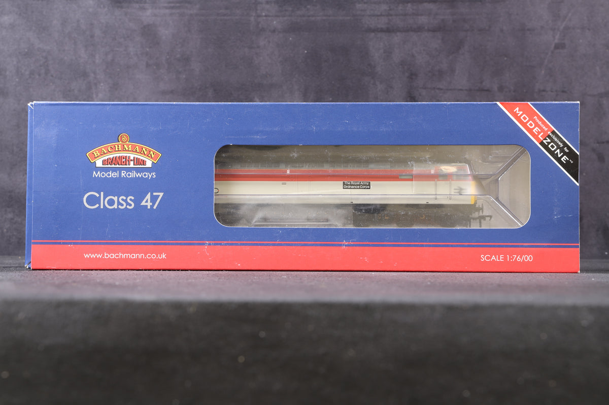 Bachmann OO 31-650W Class 47 47972 &#39;The Royal Army Ordinanace Corp&#39; in BR Technical Services Red &amp; Grey Livery - Limited Edition 311/512