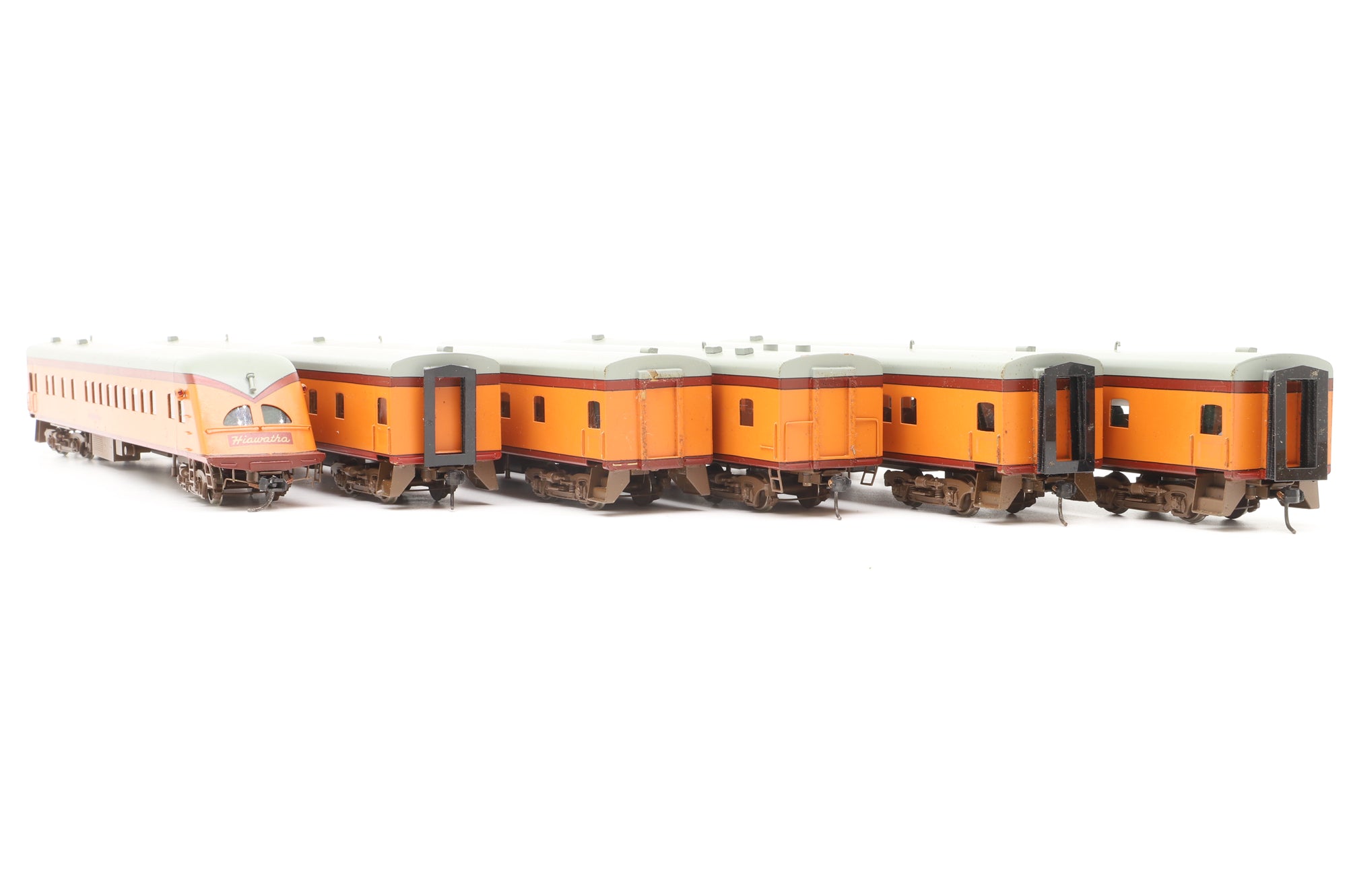 Nickel Plate Products HO Brass Rake Of 6 The Milwaukee Road Coaches