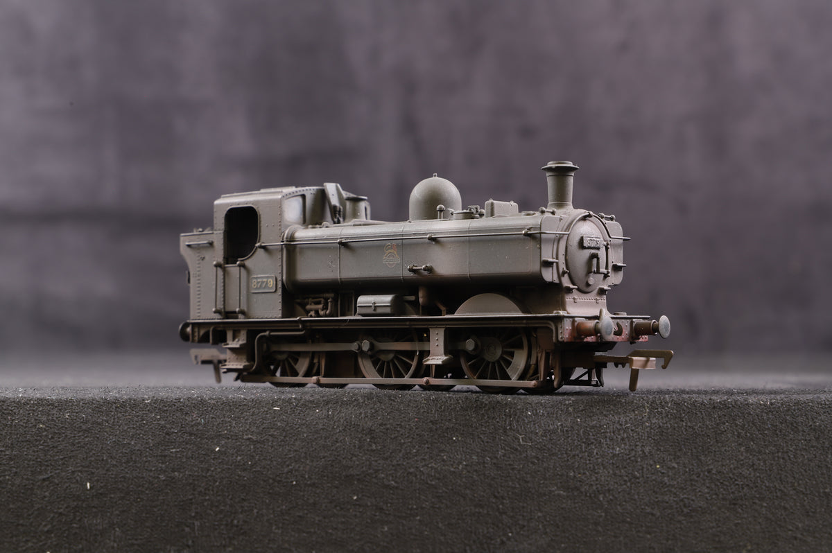 Bachmann OO 32-201 8750 Pannier Tank &#39;8779&#39; BR Black E/C Renumbered &amp; Weathered