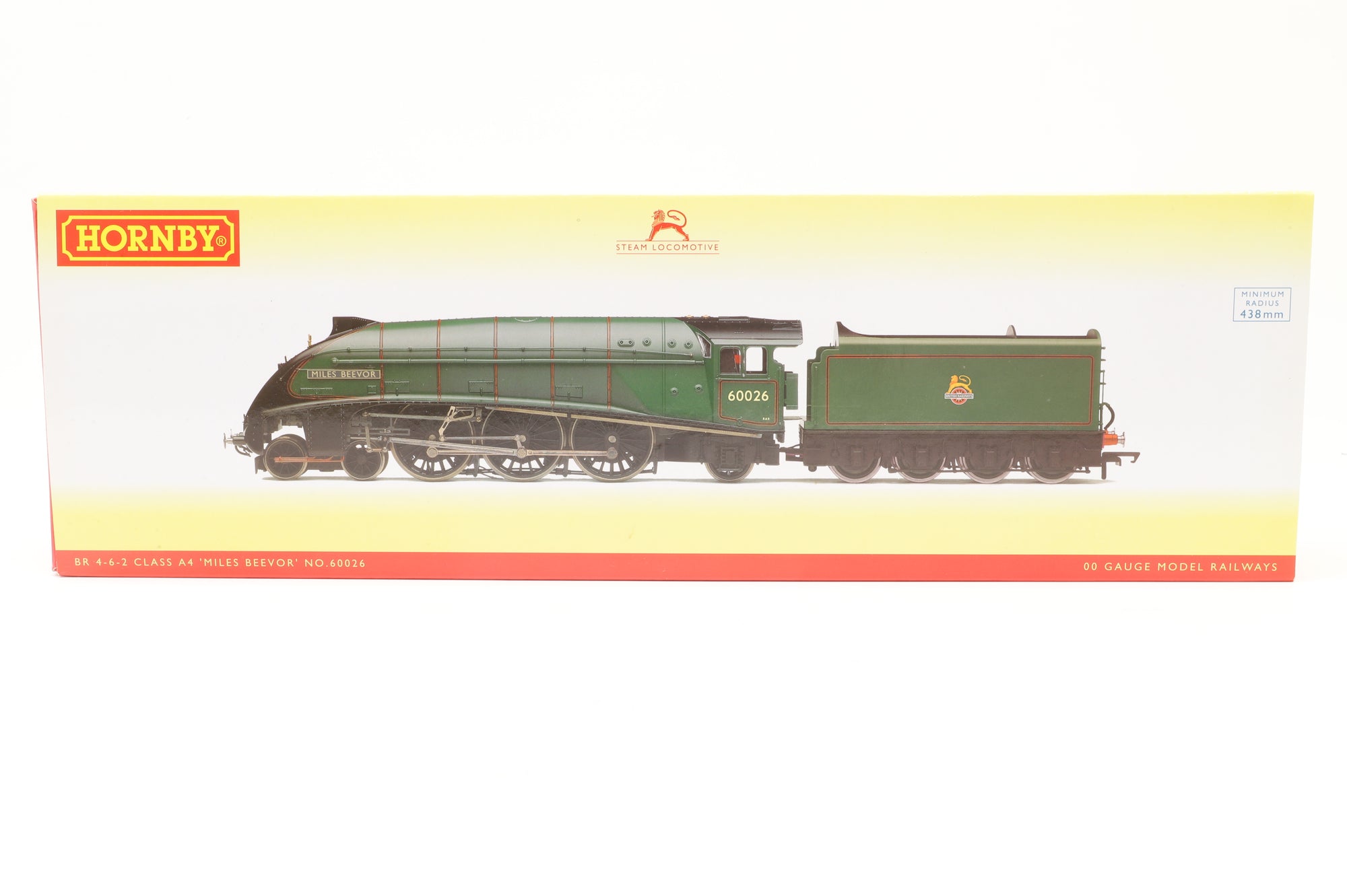 Hornby OO R3522 BR (Early) 4-6-2 Class A4 'Miles Beevor' '60026'