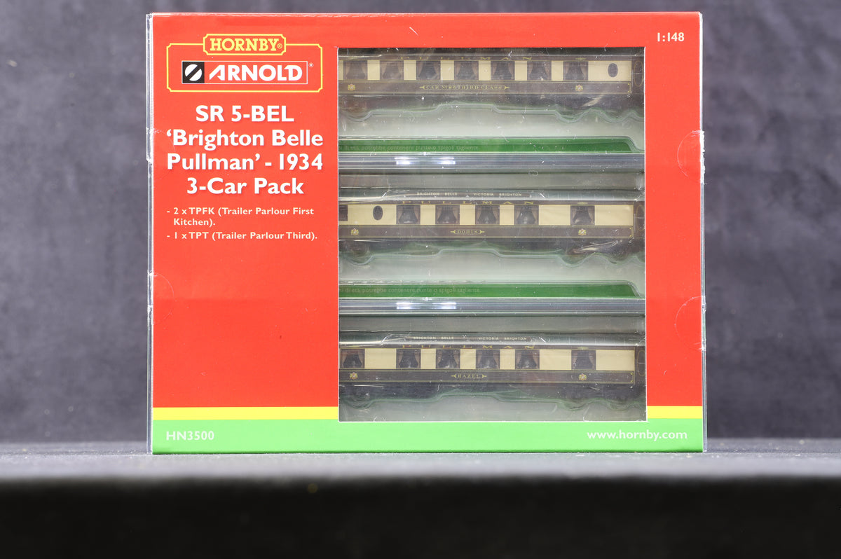 Arnold N HN3003 SR 5-BEL Brighton Belle Pullman 5 Car Train Pack (1934)