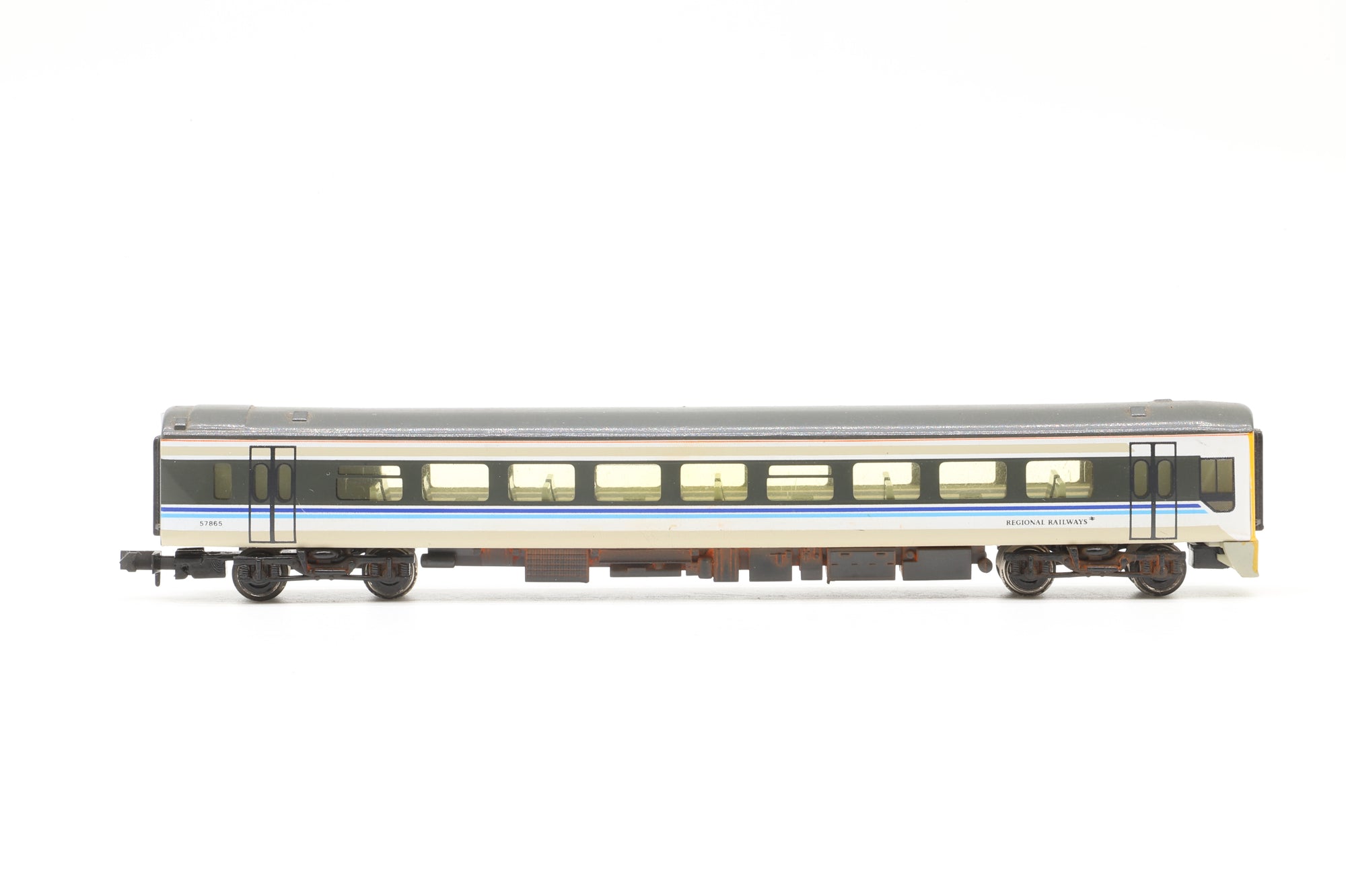 Graham Farish N 0887/8707 2x Class 158 2-Car DMU Sets in BR Regional Livery - Weathered
