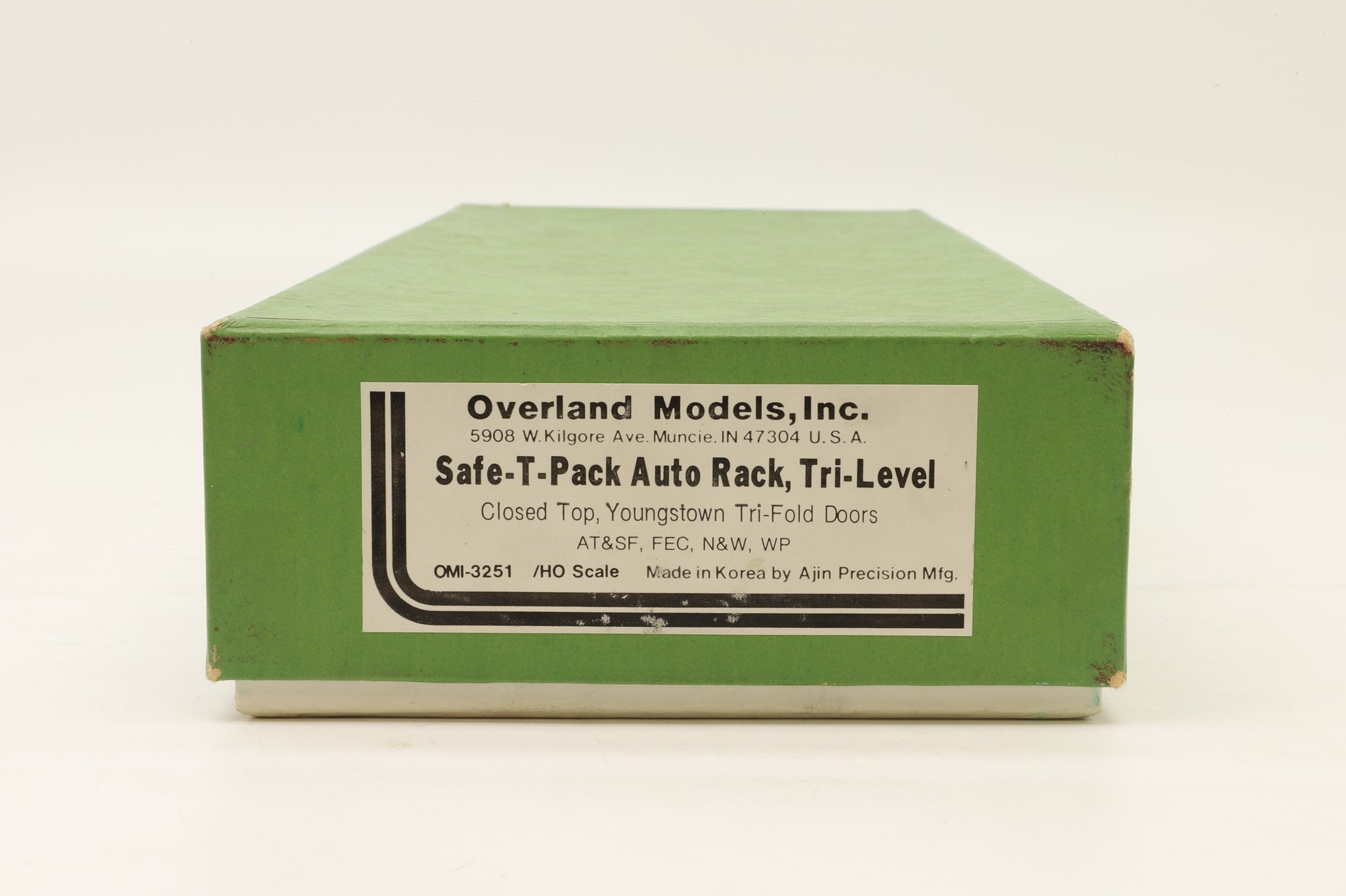 Overland Models HO Brass OMI-3251 Safe-T-Pack Auto Rack Tri-Level Unpainted