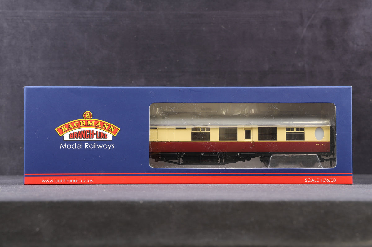 Bachmann OO Rake Of 3 Thompson BR Crimson &amp; Cream Coaches Inc. 34-411, 34-436 &amp; 34-461