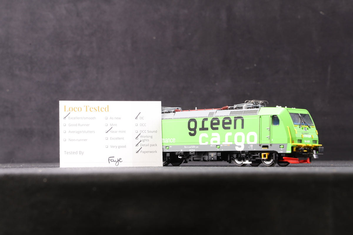 Roco HO 62708 Electric locomotive series 185.2, SJ &#39;Green Cargo&#39;