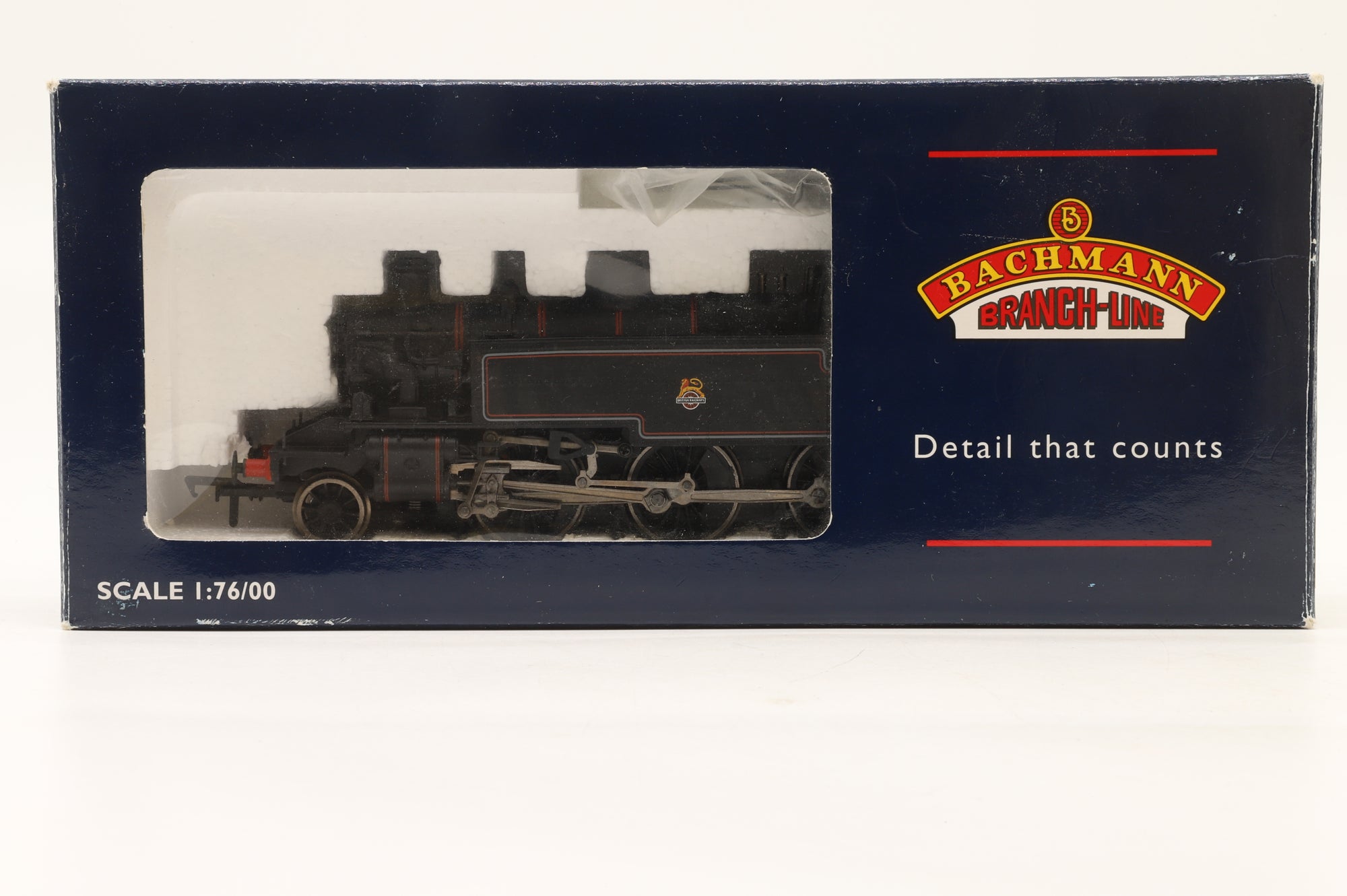 Bachmann OO 31-450E Ivatt Tank '41273' Push/Pull Fitted BR Lined Black E/C