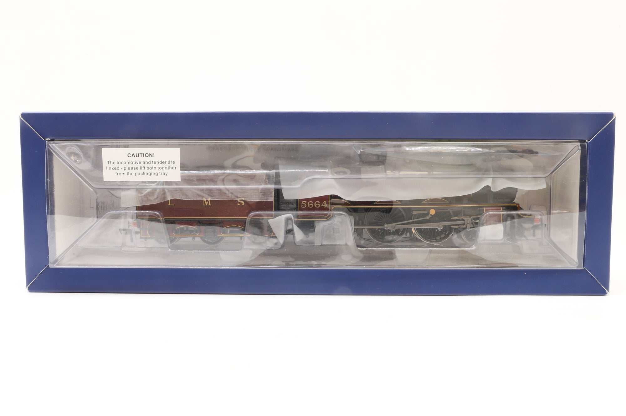 Bachmann OO 31-187 Jubilee Class 5664 'Nelson' in LMS Crimson w/ Stanier Tender