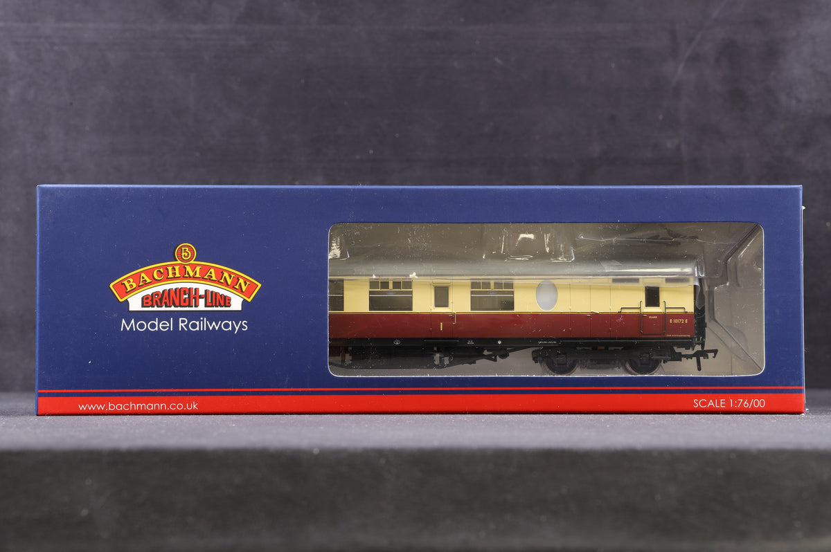 Bachmann OO Rake Of 3 Thompson BR Crimson &amp; Cream Coaches Inc. 34-411, 34-436 &amp; 34-461